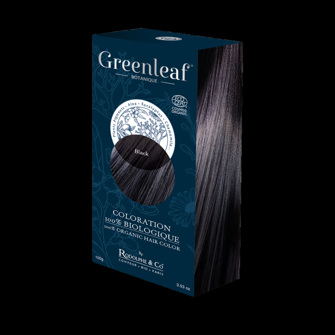 Coloration végétale - Black - Greenleaf - Odessence - Beauté naturelle et Bio - Institut - Bordeaux