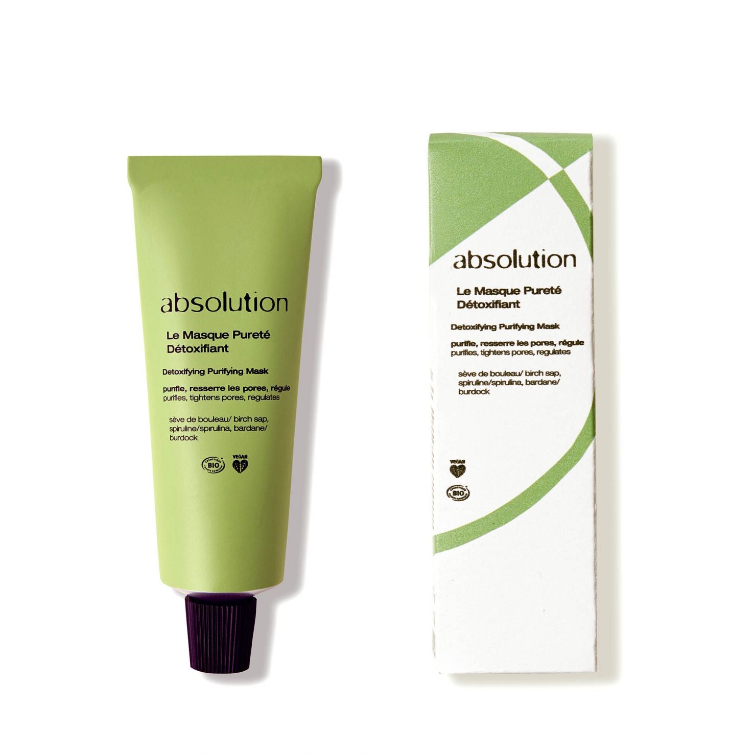 Le masque pureté Détoxifiant - absolution - Odessence - Beauté naturelle et bio - institut - Bordeaux