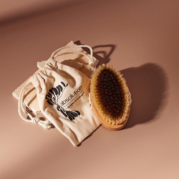Brosse de drainage corps - Absolution - Odessence - Beauté naturelle - Institut - Bordeaux