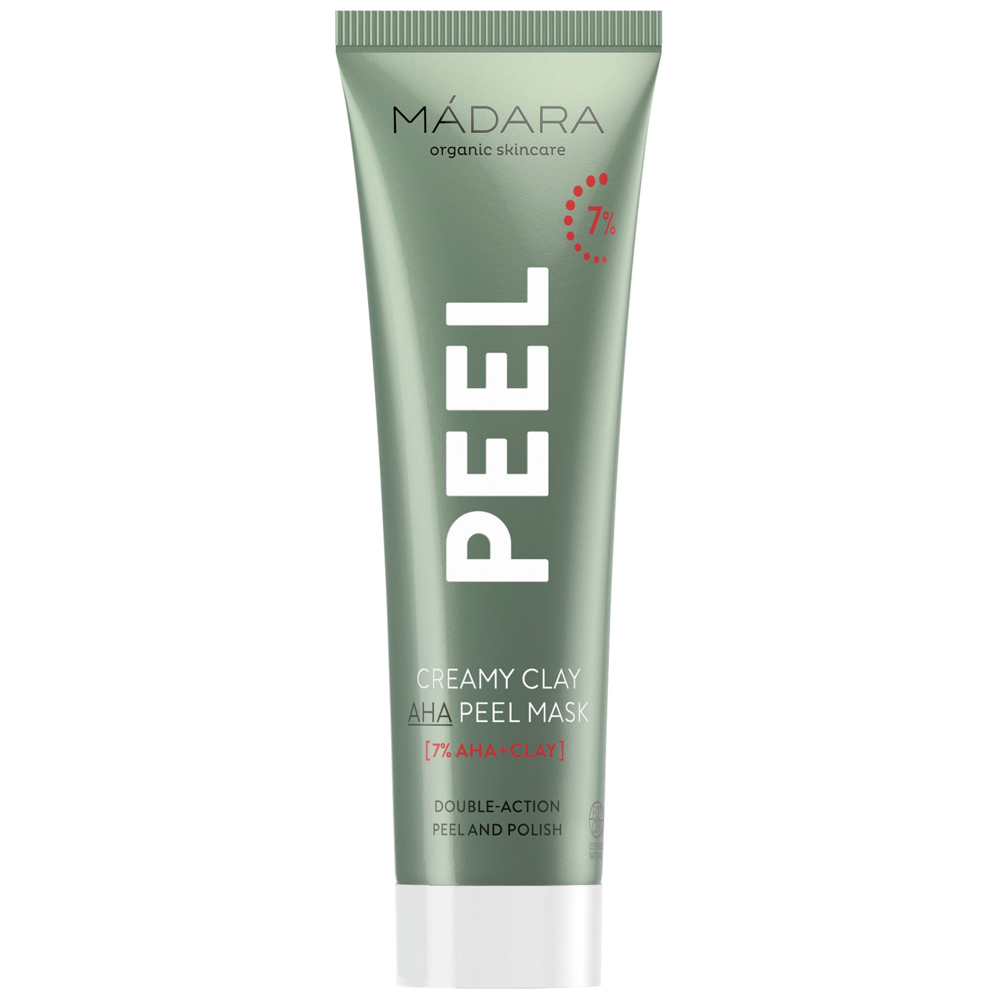 Masque peel à l'argile et aux AHA - Madara - Odessence - Beauté naturelle - Institut - Bordeaux