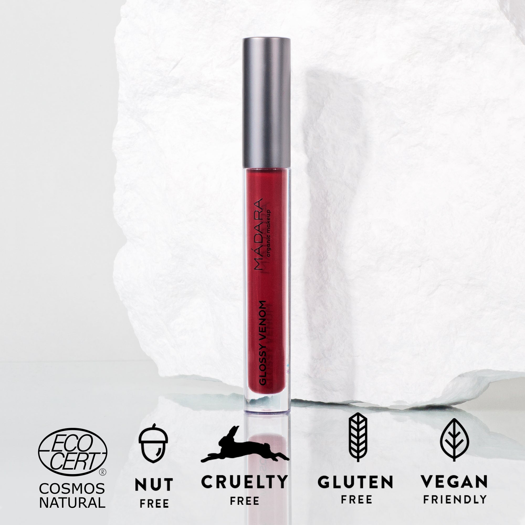 Glossy Venom 78 - Ruby Red - Madara - Odessence - Beauté Naturelle - Institut - Bordeaux
