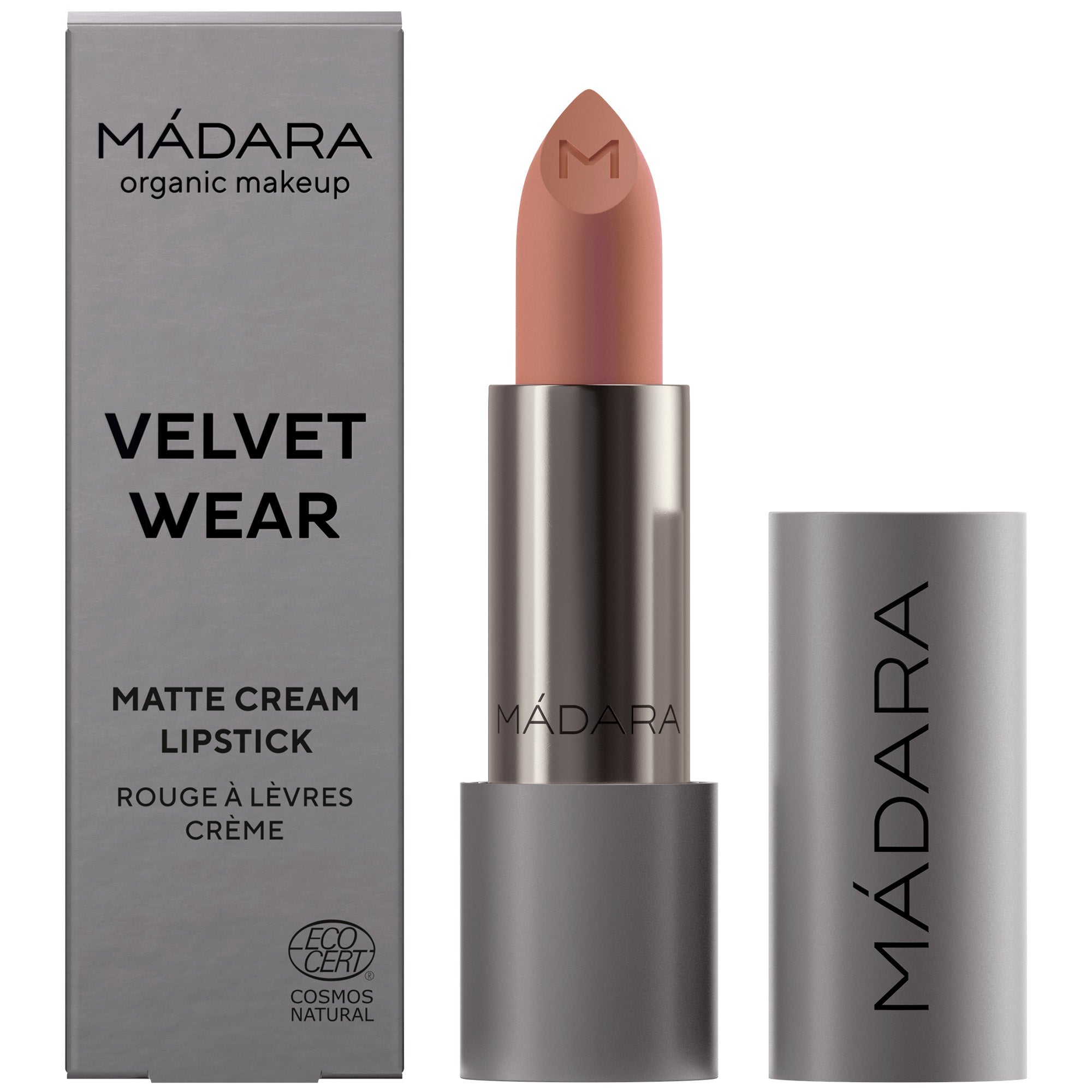 Rouge à lèvre Velvet Wear 34 - Whisper - Madara - Odessence - Beauté Naturelle - Institut - Bordeaux