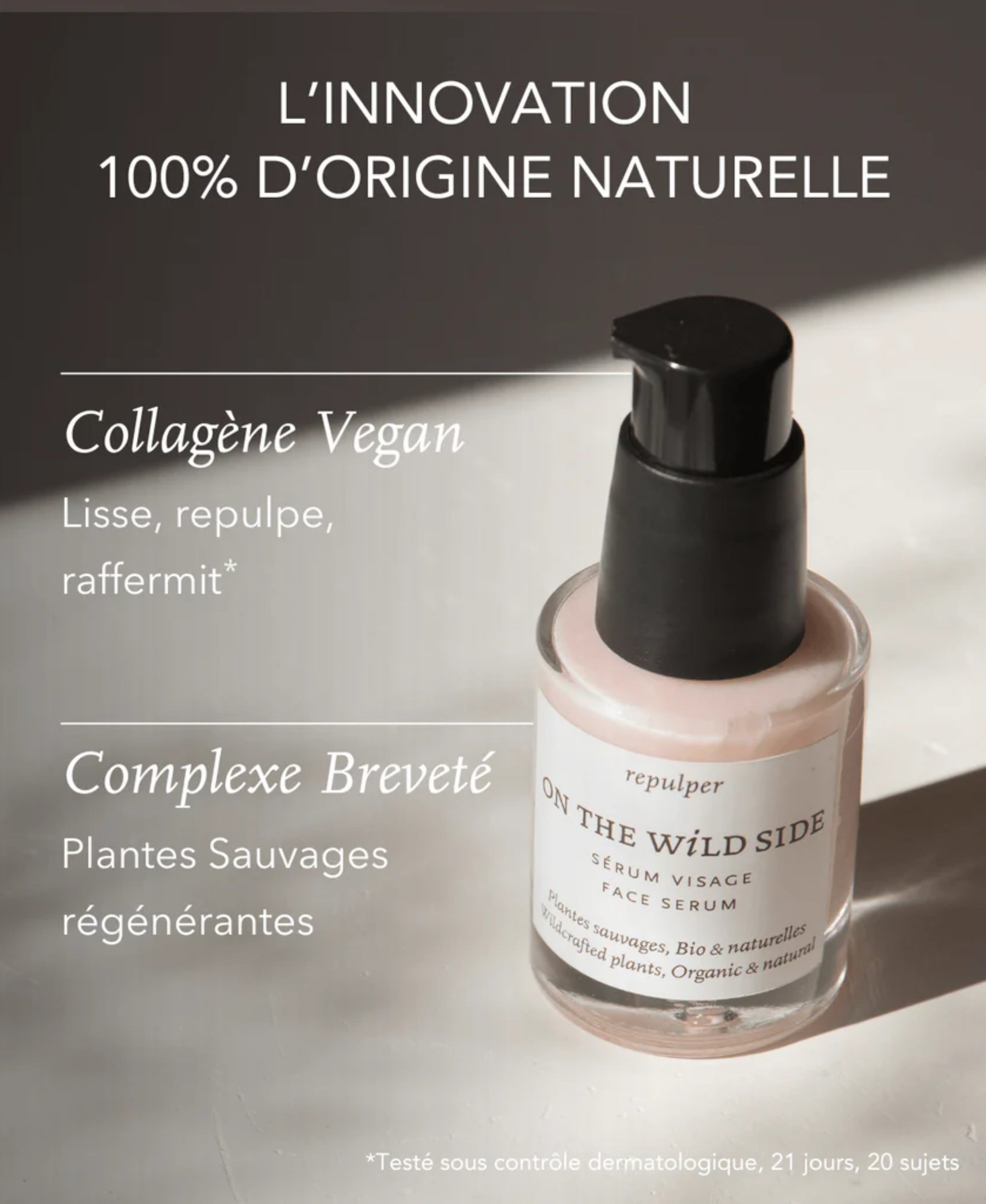 Sérum collagène vegan On The Wild Side