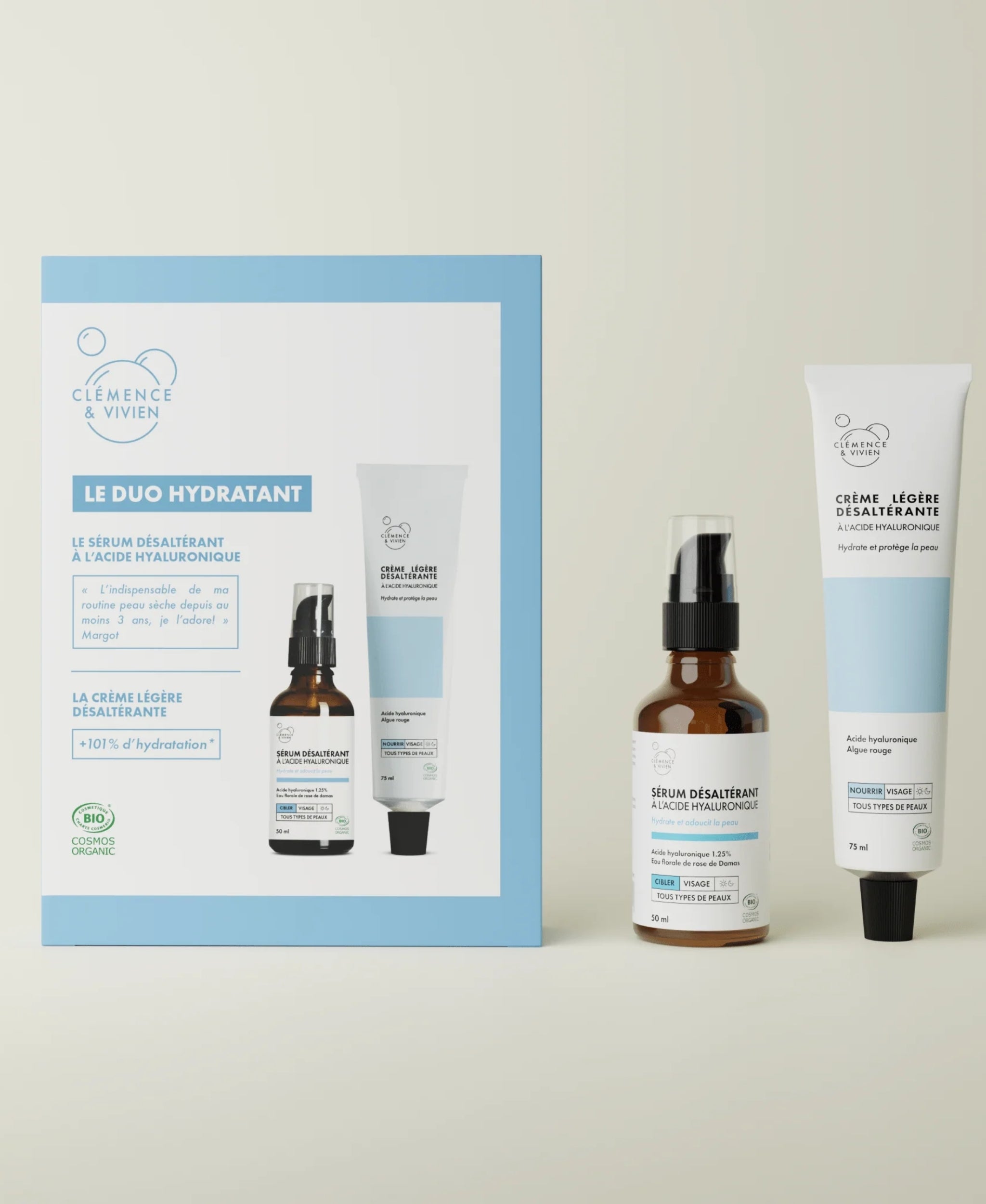 Coffret duo hydratant - Clémence et Vivien