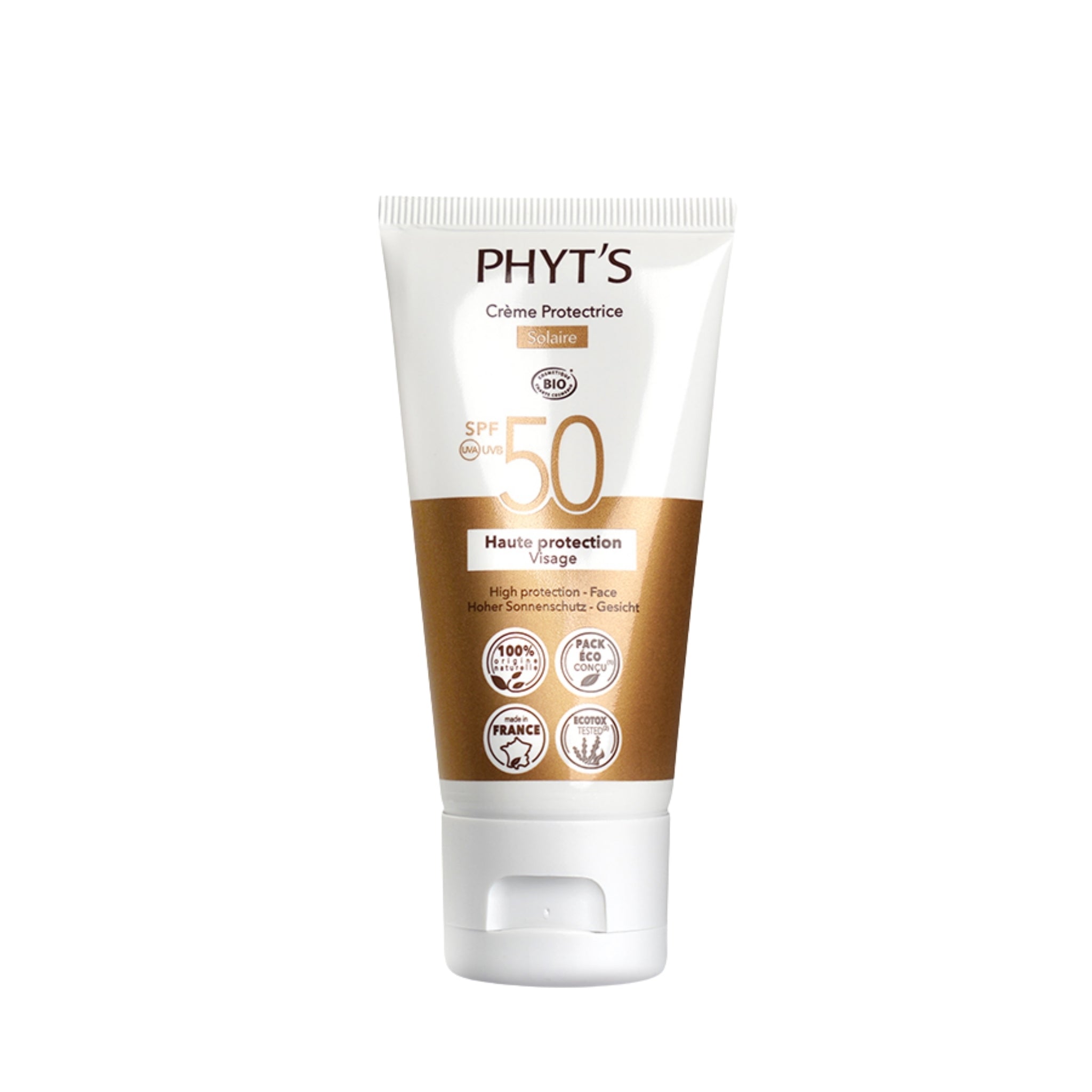 Crème solaire visage SPF 50