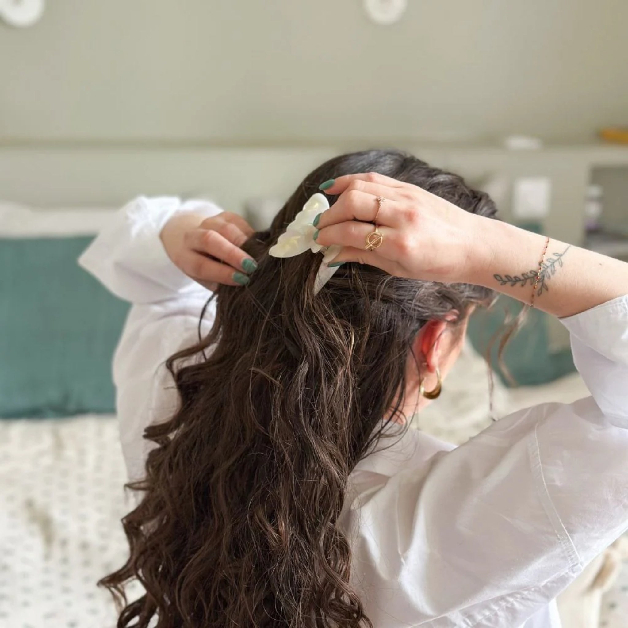 Pince à cheveux Nacre