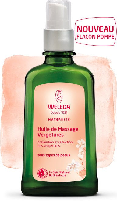 Huile de Massage Vergetures - Weleda - Odessence - Beauté naturelle et bio à Bordeaux
