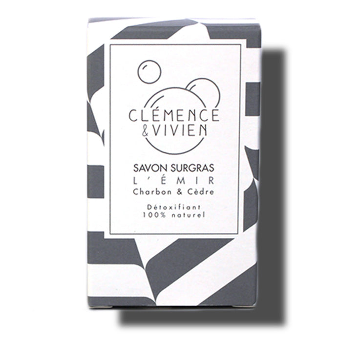 L'Emir - Savon Bio au Cèdre et au Carbon - Clémence & Vivien - Cosmétique bio à Bordeaux