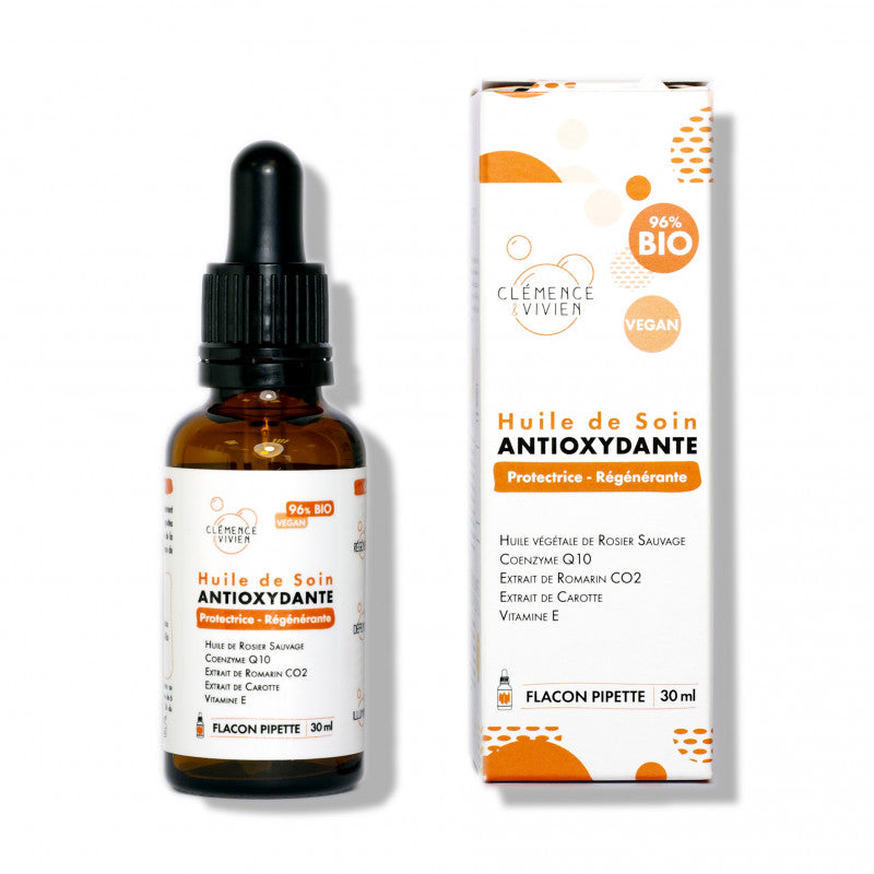 Huile de Soin Antioxydante - Clemence&Vivien - Odessence - Beaute Naturelle & Bio - Institut - Bordeaux