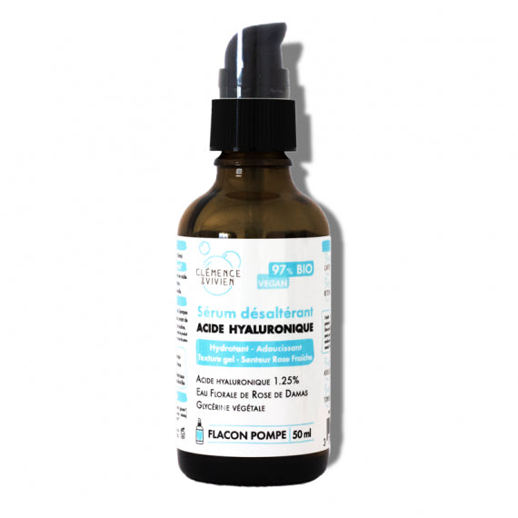Sérum désaltérant à l'acide hyaluronique -  Clémence & Vivien - Odessence - Beauté Naturelle & Bio à Bordeaux