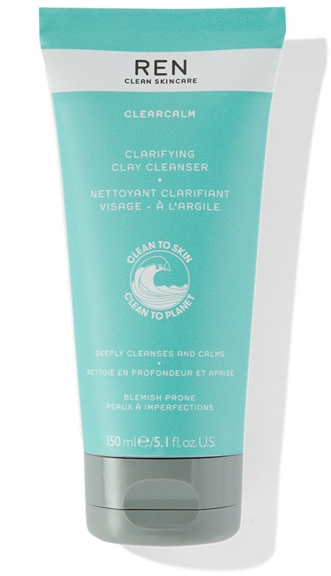 clearcalm nettoyant visage à l'argile - REN - Odessence - beauté naturelle et bio - Institut - Bordeaux