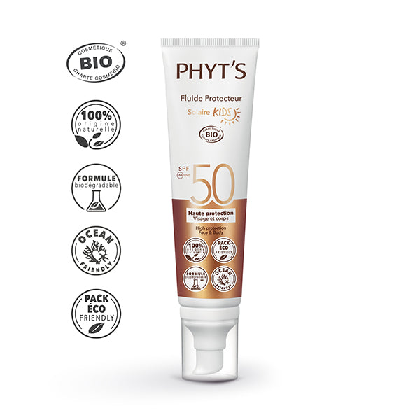 Fluide protecteur SPF50 Kids - Phyt's - Odessence - Beauté Naturelle et Bio - Institut - Bordeaux