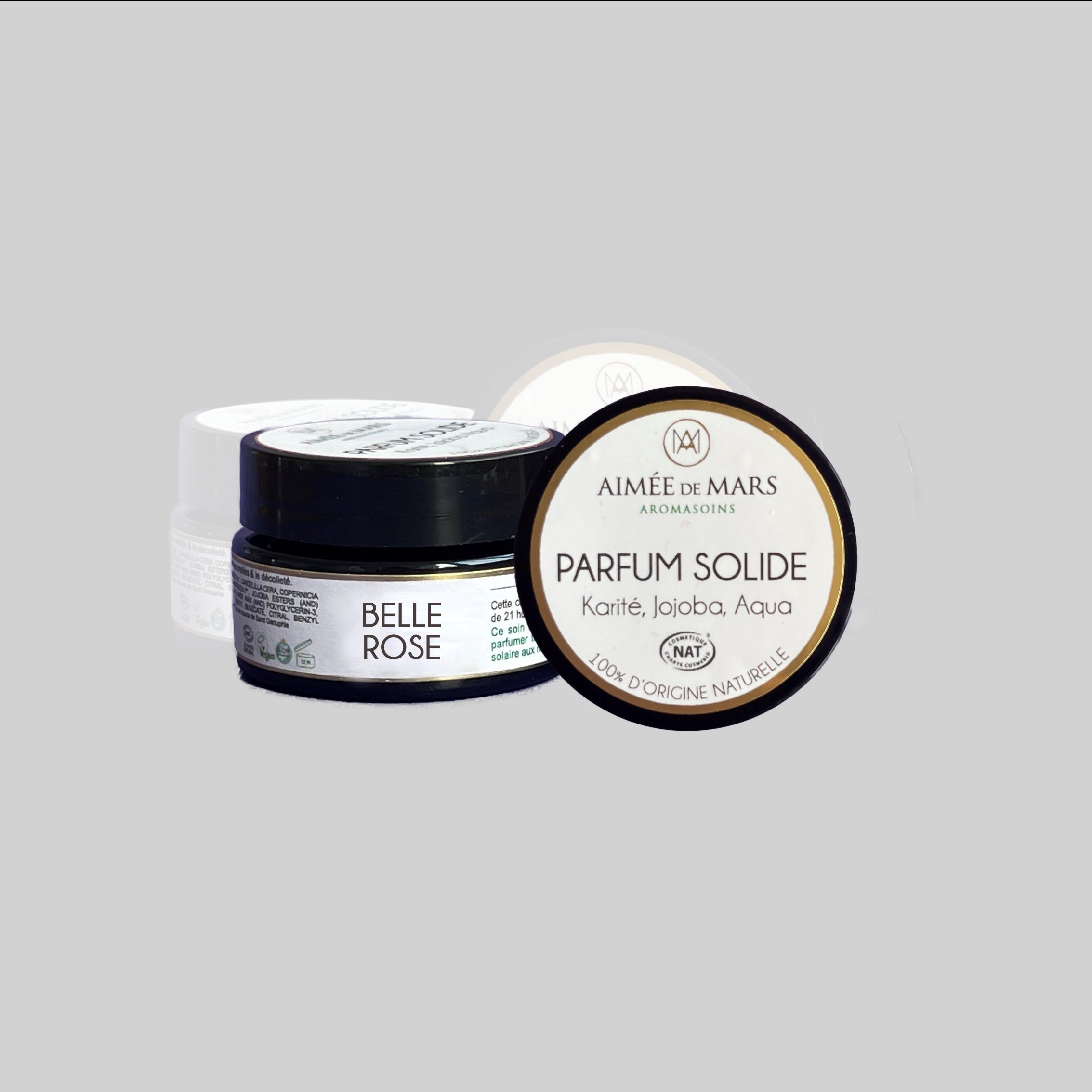 Parfum solide belle rose - Aimée de Mars - Odessence  Beauté Naturelle et Bio - Institut - Bordeaux
