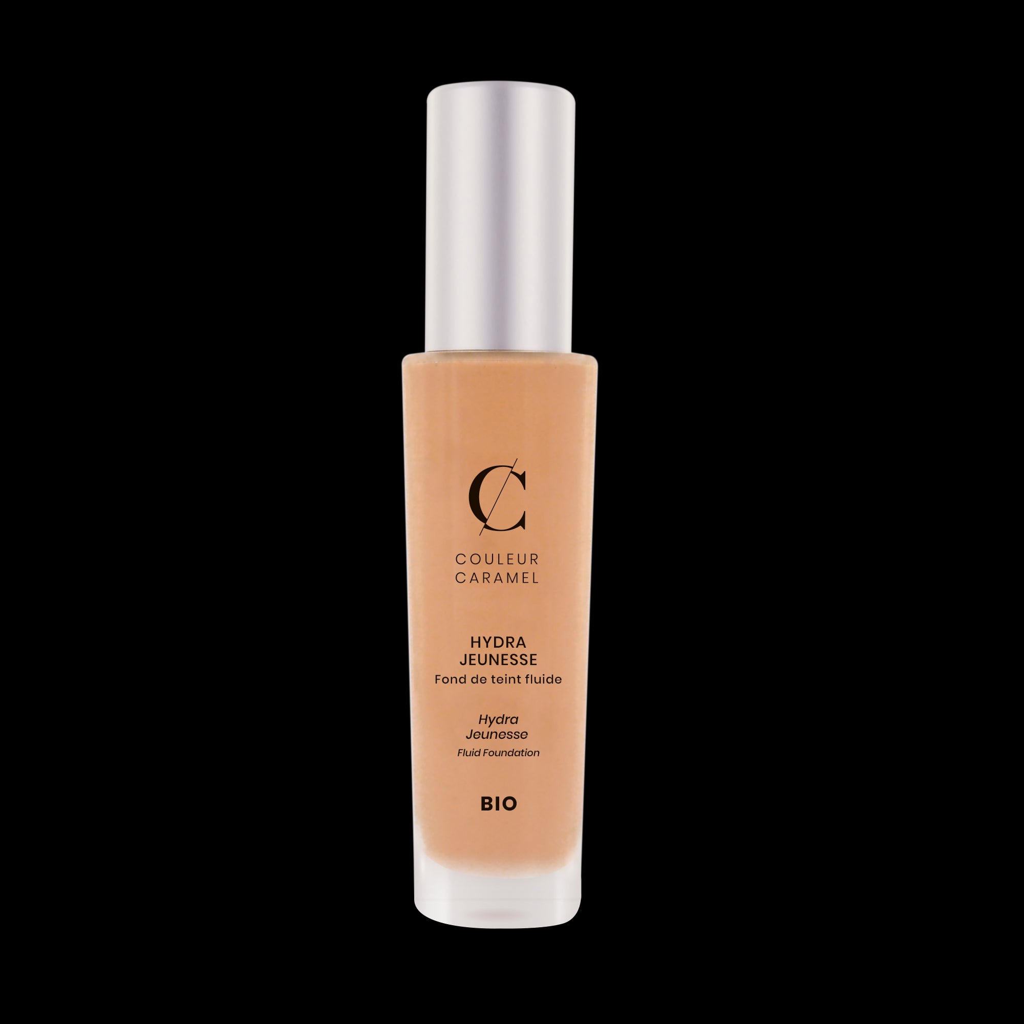 Fond de teint fluide hydra jeunesse - Couleur caramel - Odesesence - Beauté naturelle et bio - Institut - Bordeaux
