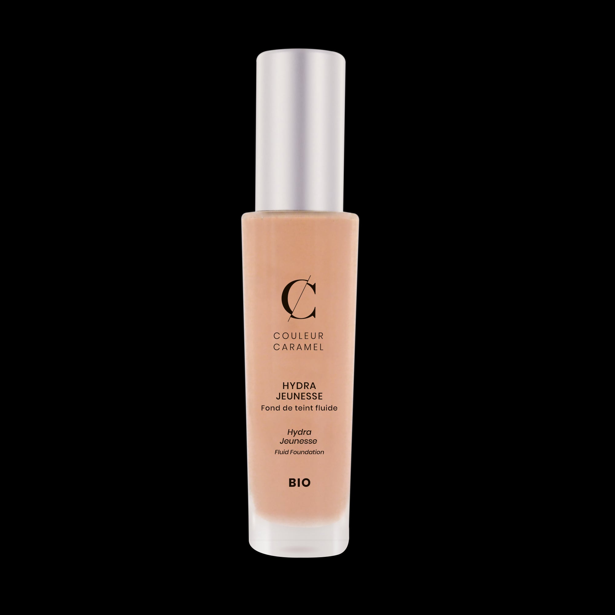 Fond de teint fluide hydra jeunesse - Couleur caramel - Odesesence - Beauté naturelle et bio - Institut - Bordeaux