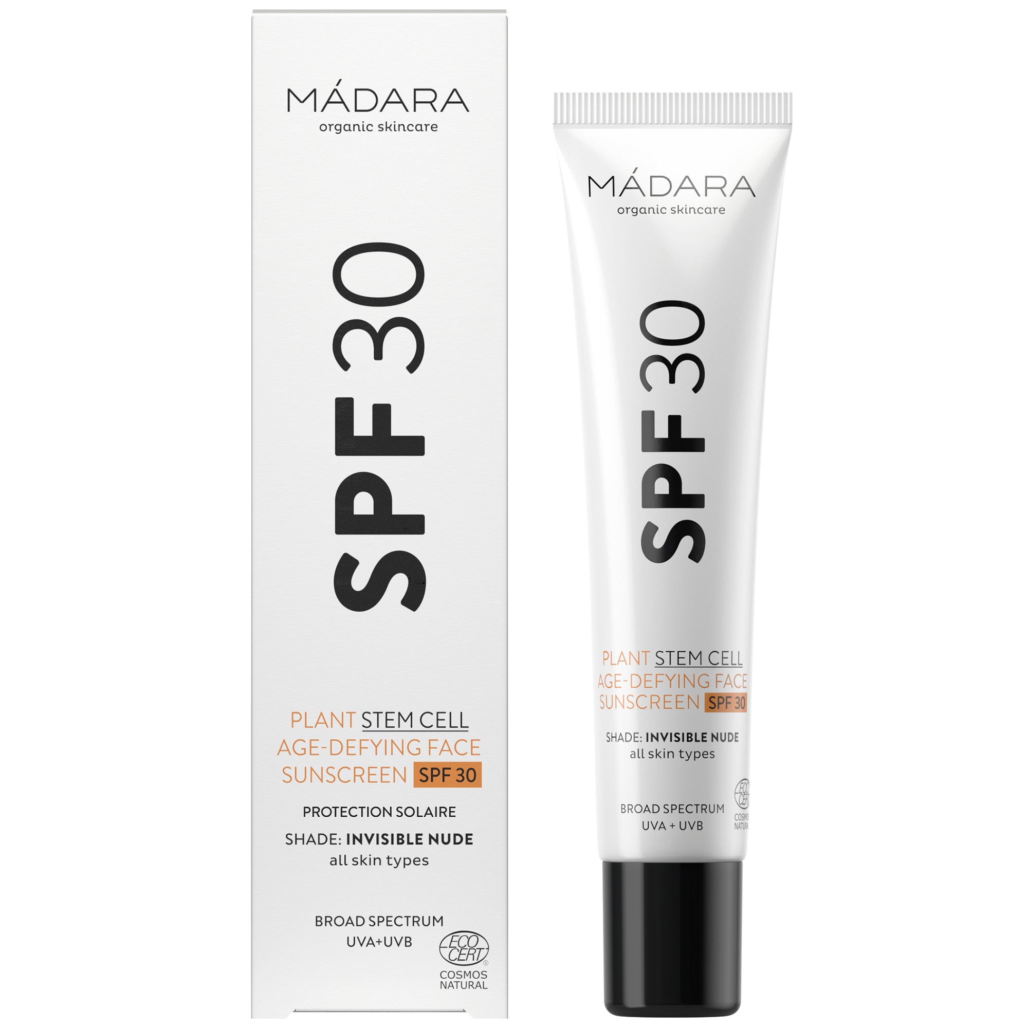 Ecran solaire visage SPF30 - Madara - Odessence - Beauté naturelle - Institut - Bordeaux