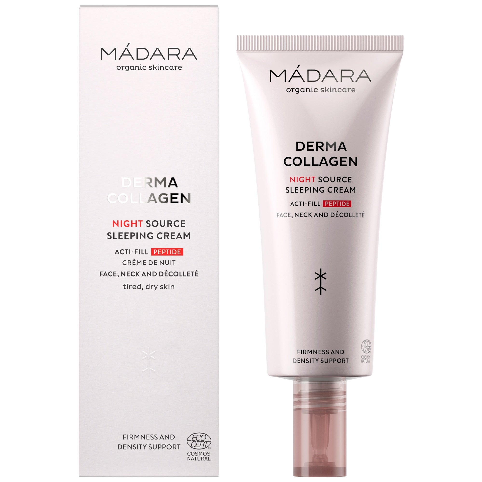Derma collagen crème de nuit - Madara - Odessence - Beauté naturelle - Institut - Bordeaux