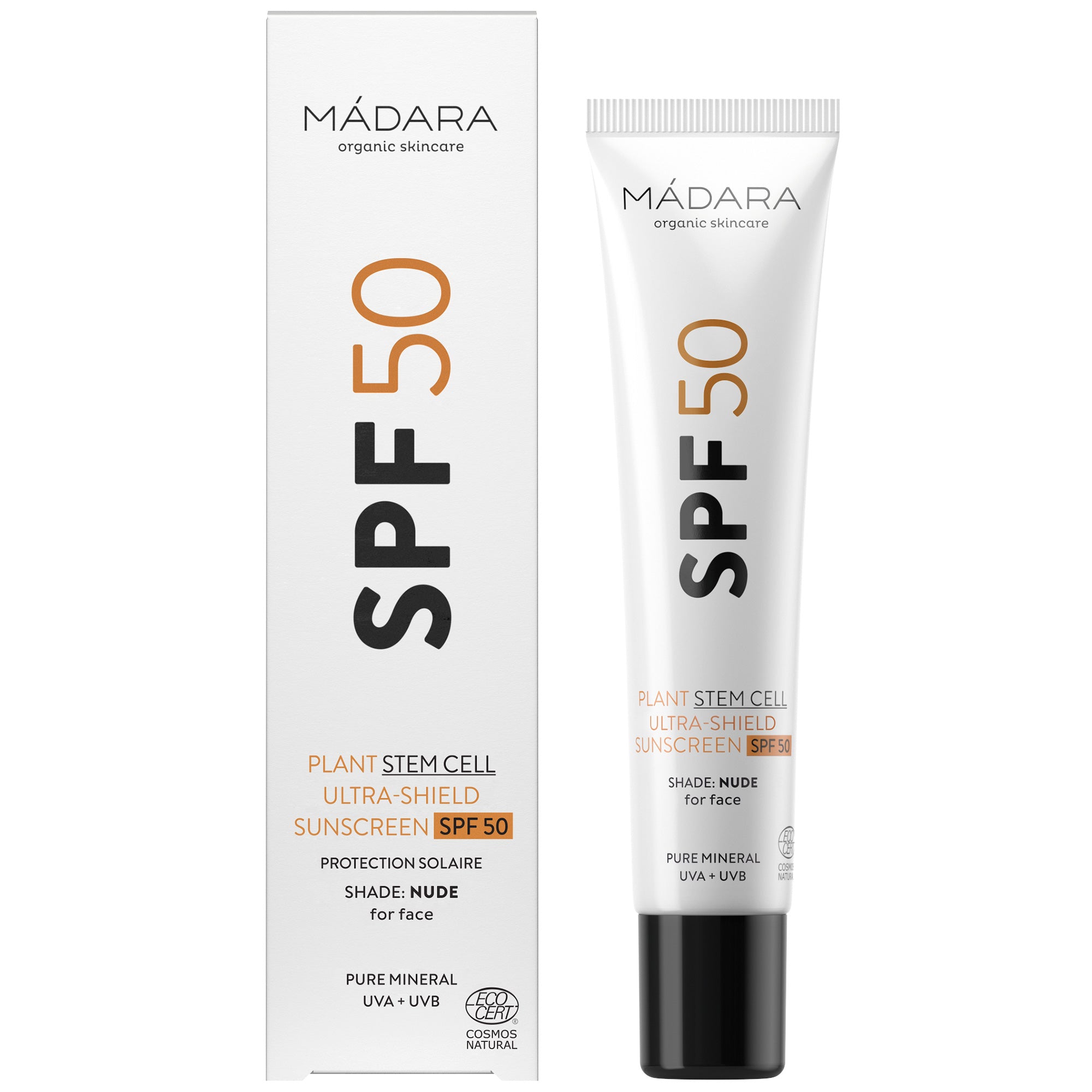 Ecran solaire visage SPF 50 - Madara - Odessence - Beauté Naturelle - Institut - Bordeaux