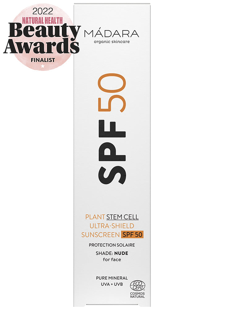 Ecran solaire visage SPF 50 - Madara - Odessence - Beauté Naturelle - Institut - Bordeaux