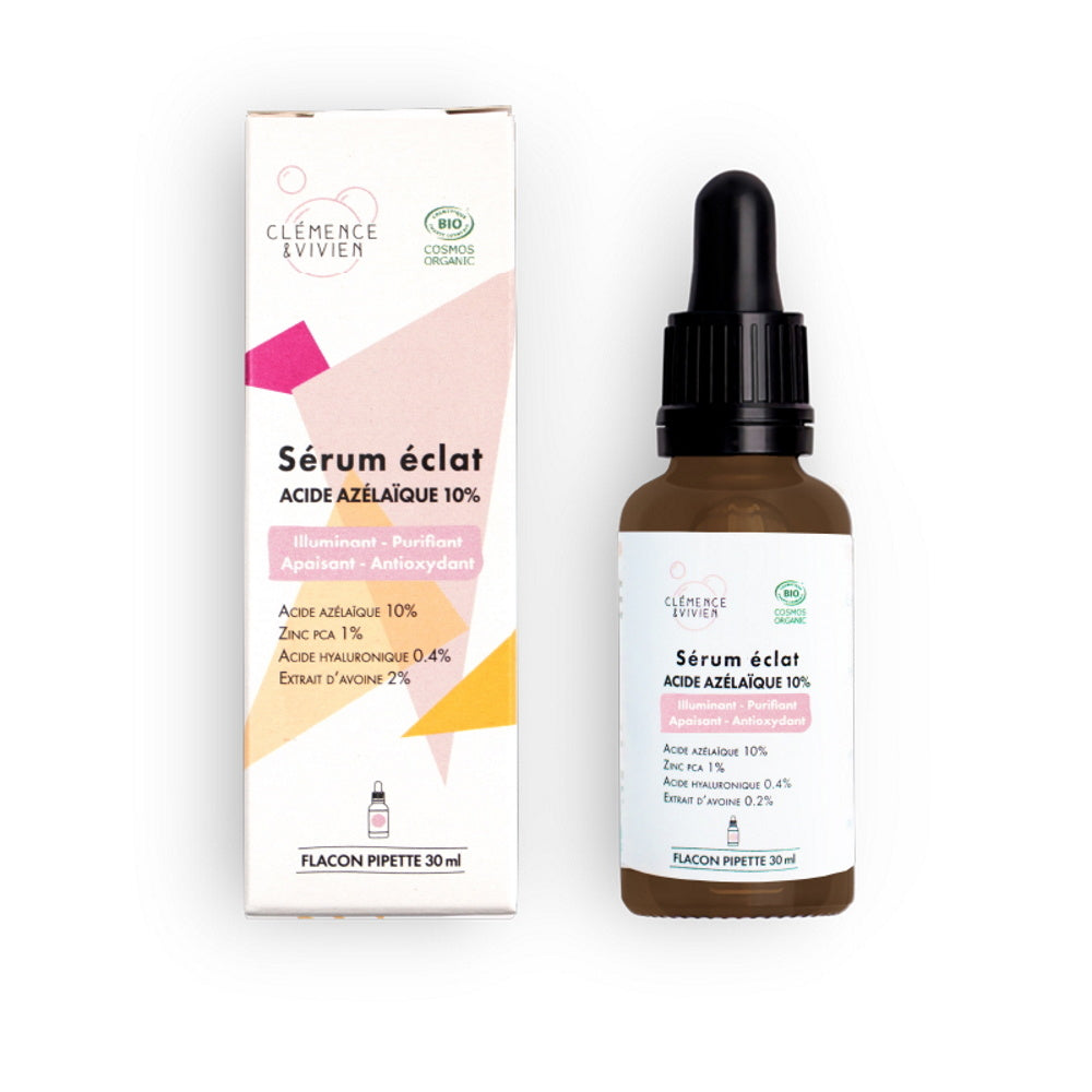Sérum Eclat - Acide azélaïque - Clemence et vivien - Odessence - Beauté naturelle - Institut - Bordeaux