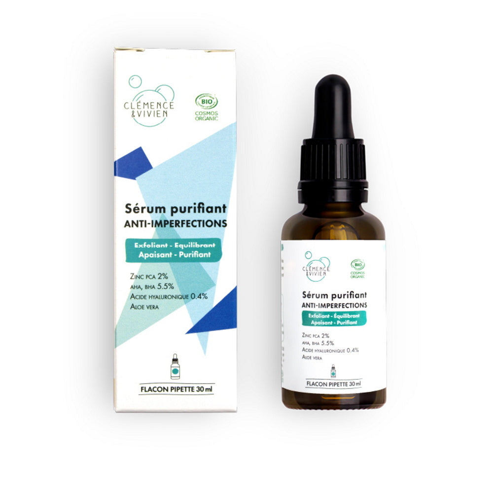 Sérum purifiant anti imperfection - Clemence et vivien - Odessence - Beauté naturelle - Institut - Bordeaux