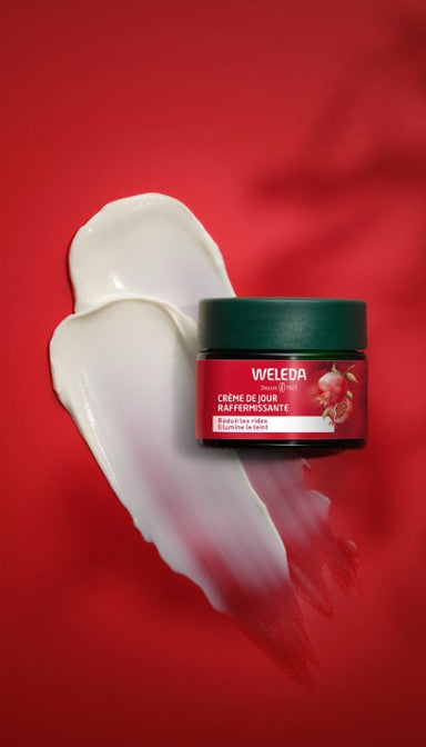 Crème de jour raffermissante à la Grenade Weleda - Odessence - Beauté Naturelle & Bio à Bordeaux - Institiut