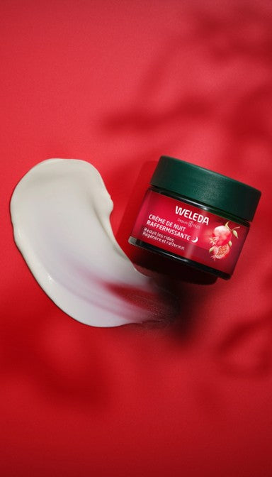 Crème de Nuit Raffermissante à la Grenade Weleda - Odessence - Beauté Naturelle & Bio à Bordeaux