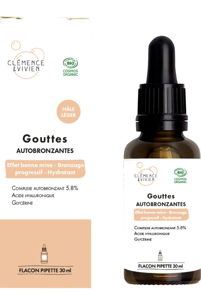 Gouttes Autobronzantes Hâle Léger