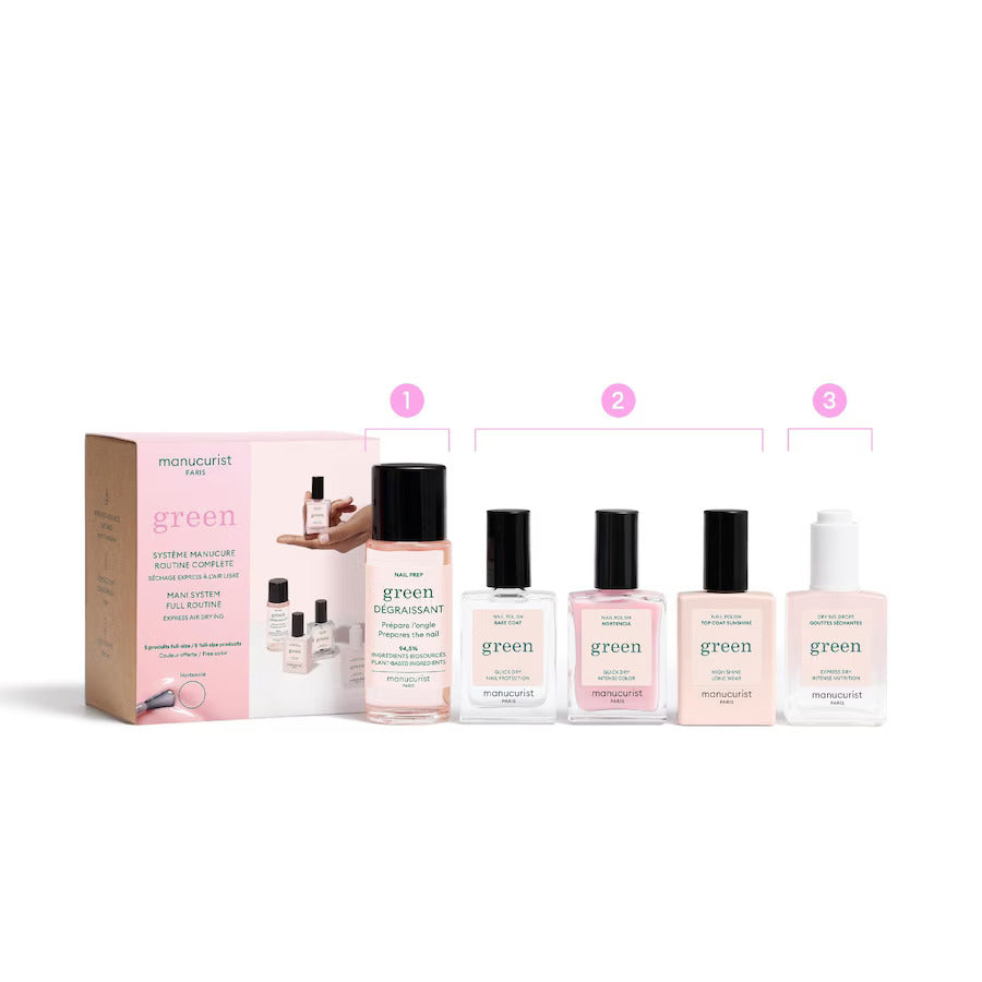 COFFRET SYSTEME MANUCURE GREEN HORTENCIA
