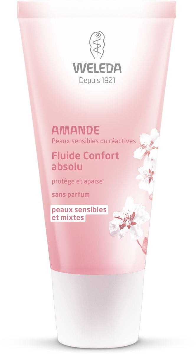 Fluide Confort Absolu à l'Amande Weleda - Odessence - Beauté Naturelle & Bio à Bordeaux