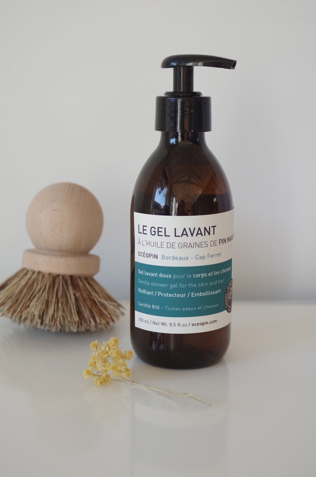 Gel Lavant à l'Huile de Graines de Pin Maritime - Océopin - Odessence - Cosmétique Bio à Bordeaux
