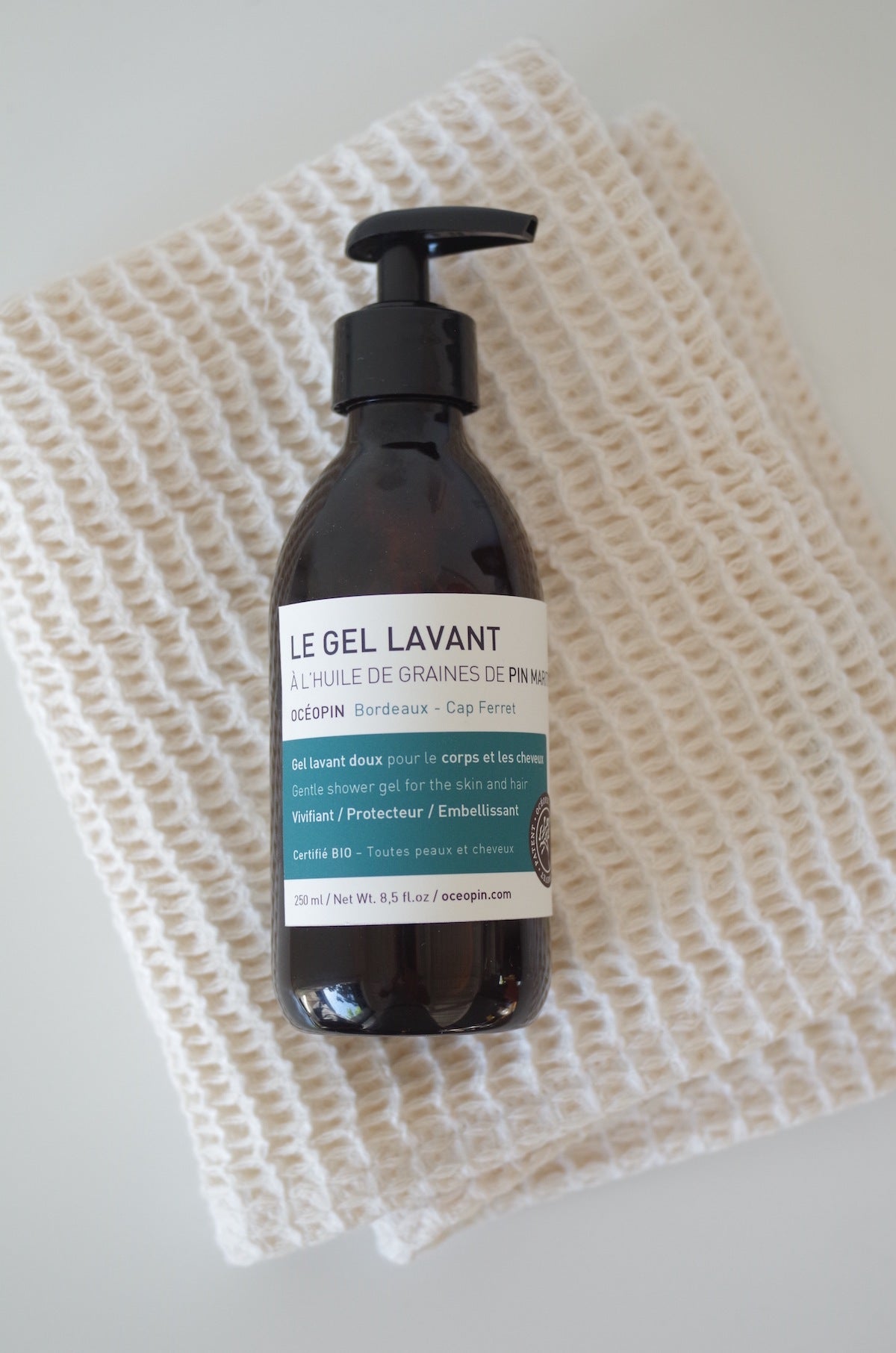 Gel Lavant à l'Huile de Graines de Pin Maritime - Océopin - Odessence - Cosmétique Bio à Bordeaux